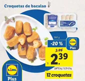 Lidl Croquetas de bacalao! oferta