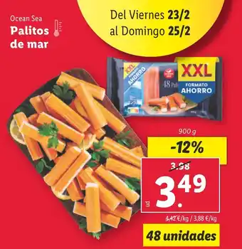 Lidl Palitos de mar oferta