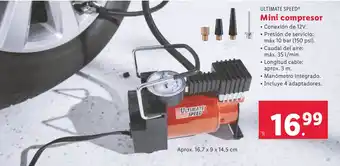 Lidl Mini compresor oferta