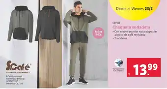 Lidl Chaqueta sudadera oferta