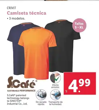 Lidl Camiseta técnica oferta