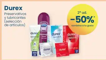 Clarel Durex Preservativos y lubricantes (selección de artículos) oferta