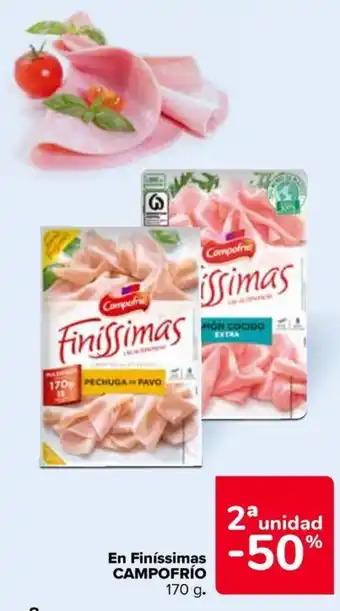 Carrefour EN TODAS las piezas mini CAMPOFRÍO. oferta