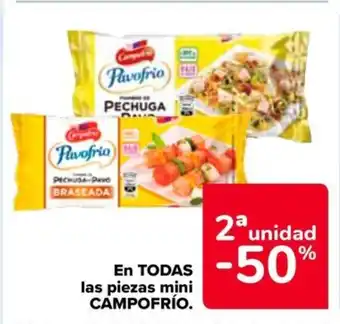 Carrefour EN TODAS las piezas mini CAMPOFRÍO. oferta
