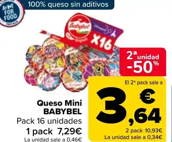 Carrefour Queso Mini BABYBEL oferta
