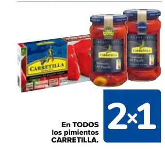Carrefour EN TODOS los pimientos CARRETILLA. oferta