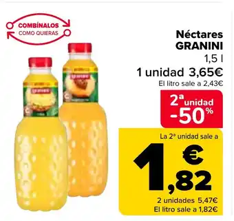 Carrefour Néctares GRANINI oferta