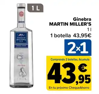 Carrefour Ginebra MARTIN MILLER'S oferta