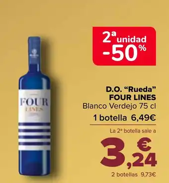 Carrefour D.O. "Rueda" FOUR LINES oferta