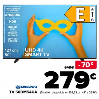 Carrefour TV 50DM54UA oferta