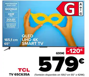 Carrefour TCL TV 65C635A oferta