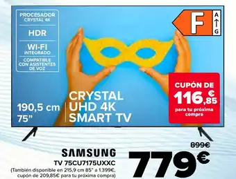 Carrefour TV 75CU7175UXXC oferta