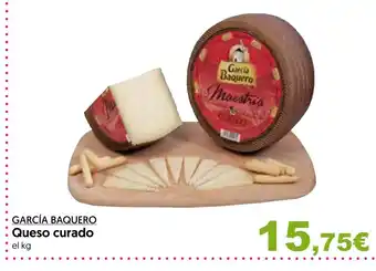 Hiper Usera GARCÍA BAQUERO Queso curado el kg oferta