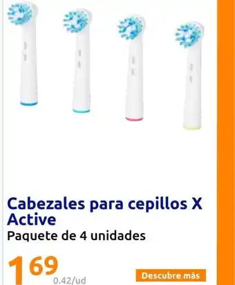 Action Cabezales para cepillos X Active oferta