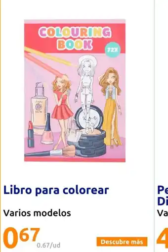 Action Libro para colorear oferta