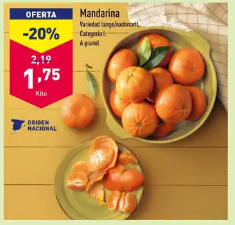 ALDI Mandarina oferta