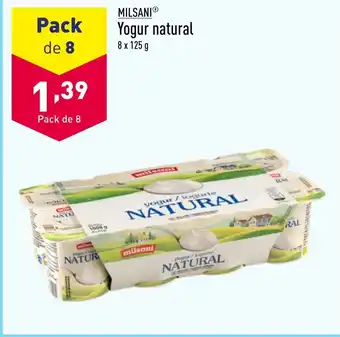 ALDI Yogur natural oferta
