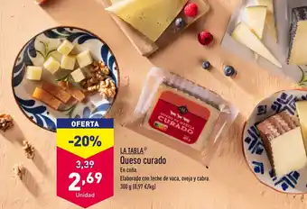 ALDI Queso curado oferta