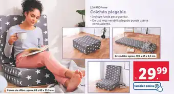 Lidl Colchón plegable oferta
