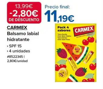 Costco CARMEX Balsamo labial hidratante oferta