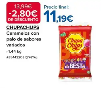 Costco CHUPACHUPS Caramelos con palo de sabores variados oferta