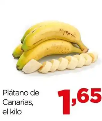 Alimerka Plátano de Canarias, el kilo oferta