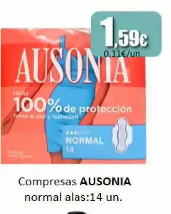 Super Alcoop Compresas Ausonia Normal oferta