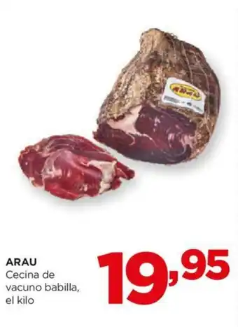 Alimerka ARAU Cecina de vacuno babilla, el kilo oferta