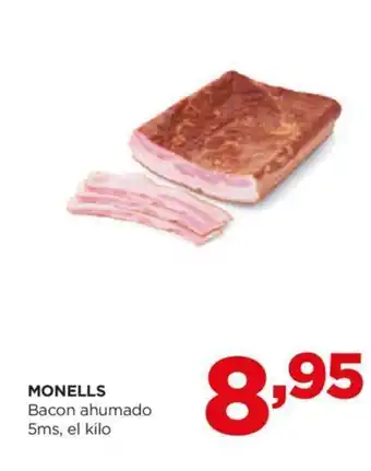 Alimerka MONELLS Bacon ahumado 5ms, el kilo oferta
