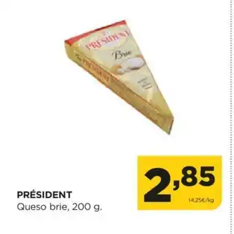 Alimerka PRÉSIDENT Queso brie, 200 g. oferta