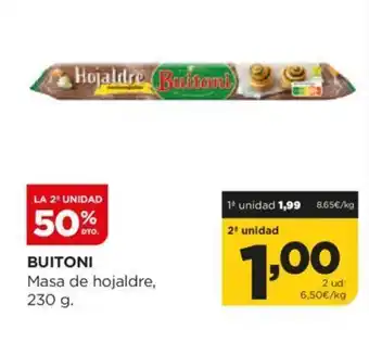 Alimerka BUITONI Masa de hojaldre, oferta