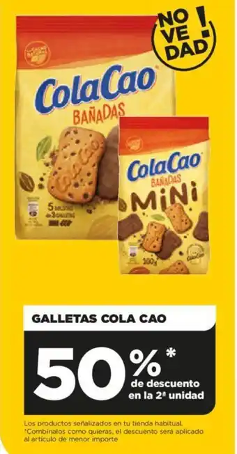 Alimerka GALLETAS COLA CAO oferta