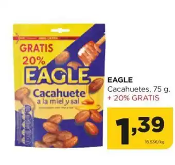 Alimerka EAGLE Cacahuetes, 75 g. oferta