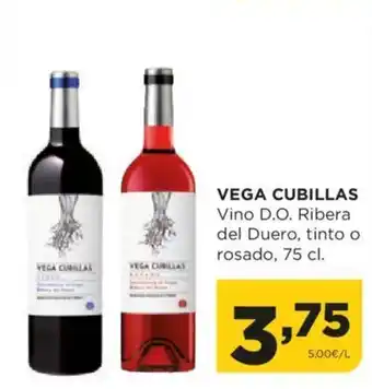 Alimerka VEGA CUBILLAS Vino D.O. Ribera del Duero, tinto o rosado, 75 cl. oferta