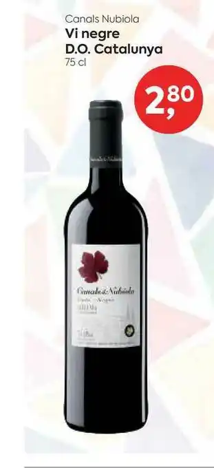 Suma Supermercados Canals Nubiola Vi Negre D.o. Catalunya 75cl oferta