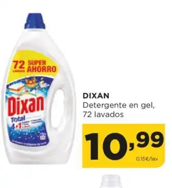 Alimerka DIXAN Detergente en gel, 72 lavados oferta