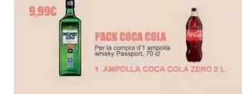 Suma Supermercados Pack Coca Cola oferta