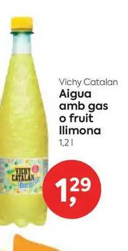 Suma Supermercados Vichy Catalan Aigua Amb Gas O Fruit Llimona 1,5l oferta