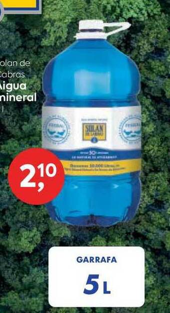 Suma Supermercados Solan De Cabras Aigua Mineral oferta