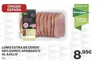 Supercor LOMO EXTRA DE CERDO 50% DUROC ADOBADO O AL AJILLO oferta