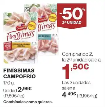 Supercor FINÍSSIMAS CAMPOFRÍO oferta