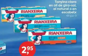 Suma Supermercados Tonyina Clara En Oli Gira-sol Al Natural O En Escabetx 65g oferta