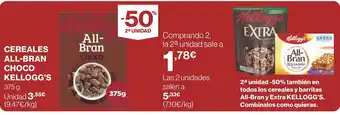 Supercor CEREALES ALL-BRAN CHOCO KELLOGG'S oferta