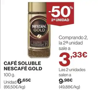 Supercor CAFÉ SOLUBLE NESCAFÉ GOLD oferta