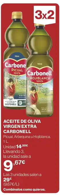 Supercor ACEITE DE OLIVA VIRGEN EXTRA CARBONELL oferta