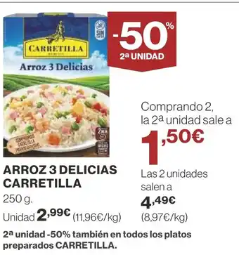 Supercor ARROZ 3 DELICIAS CARRETILLA oferta