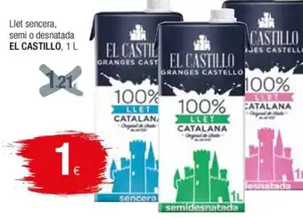 Condis Llet sencera, semi o desnatada EL CASTILLO, 1 L oferta