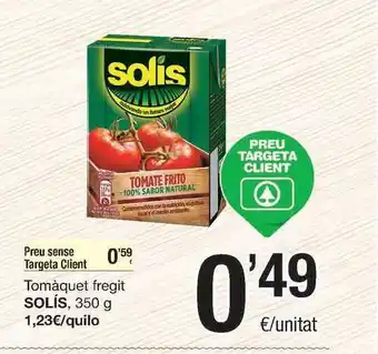 SPAR Fragadis Tomàquet Fregit Solís 360g oferta