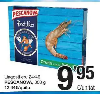 SPAR Fragadis Llagostí Cru 24 40 Pescanova 800g oferta