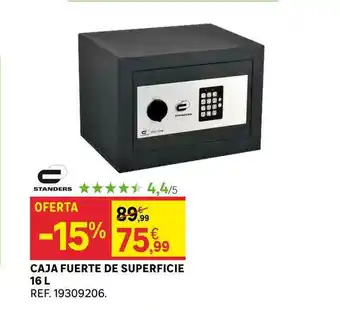 Leroy Merlin Caja Fuerte De Superficie 16 L Standers oferta